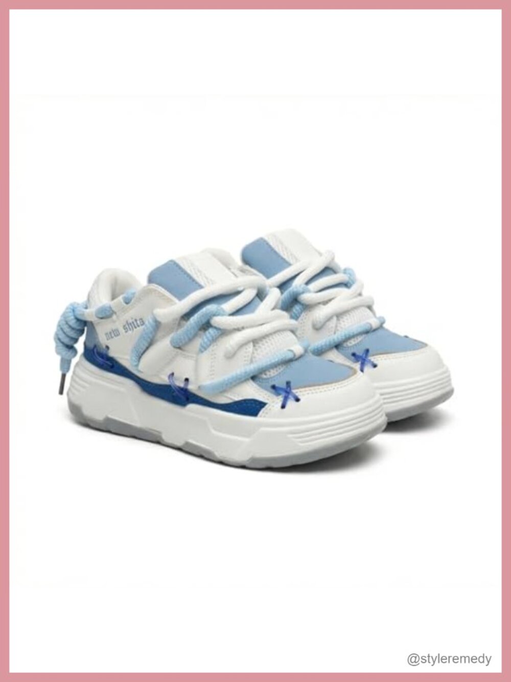 Unisex Chunky Platform Sneakers 2 Inch Height Increase Lightweight Athletic Y2K